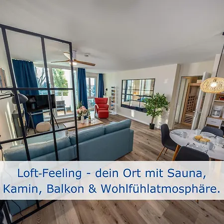 Luv & Lee Balticloft - Sauna, Kamin, 150m Zum Zingst